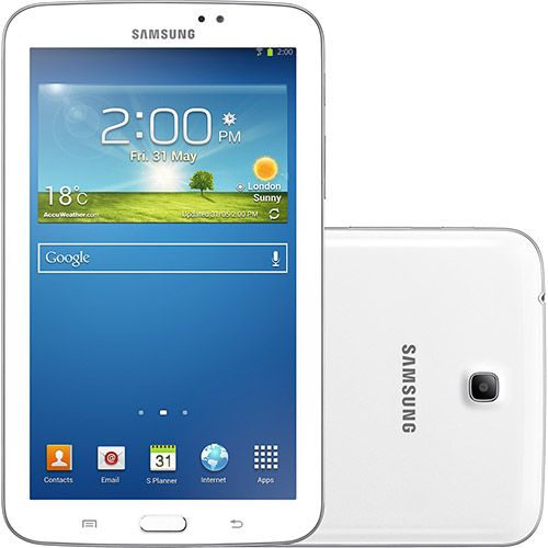 Tablet Samsung Galaxy TAB 3 T2100 com Android 4.1 Tela 7"